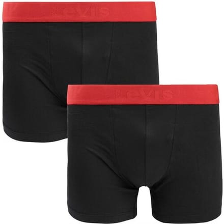 Levi's Brief Boxershorts 2-Pack Zwart - Maat M - Heren
