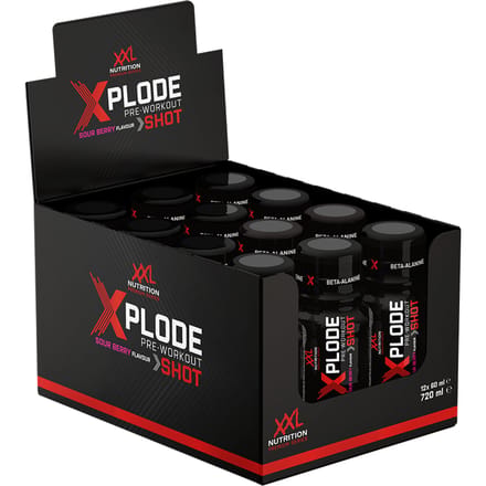 XXL Nutrition - Xplode Pre Shot - Pre-Workout - 12 Pack