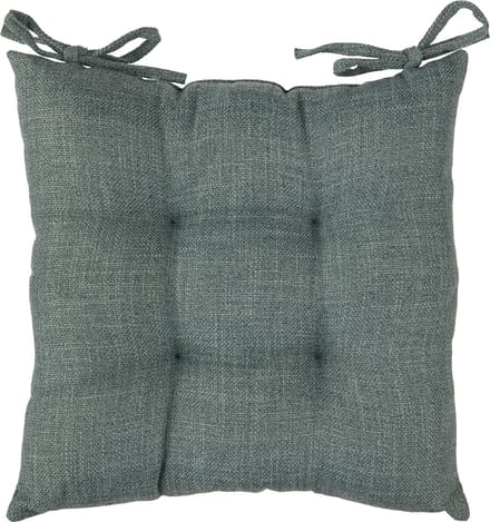 Atmosphera Stoelkussen Clem 38x38cm - Met 2 lintjes - 100% polyester - Limoengroen