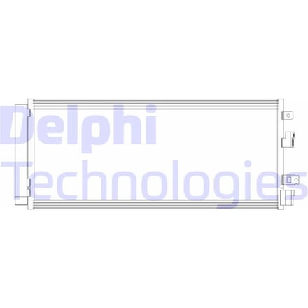 Condensator, airconditioning DELPHI CF20381