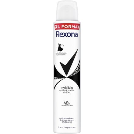 Rexona FW Invisible Black Spray 200ml