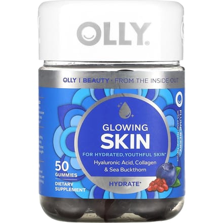 OLLY, stralende huid, volle bes, 50 gummies