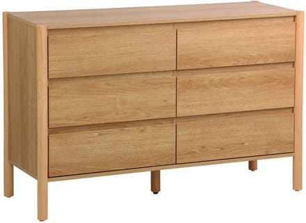 sweeek - Ladekast houteffect 6 lades 120cm - harmony