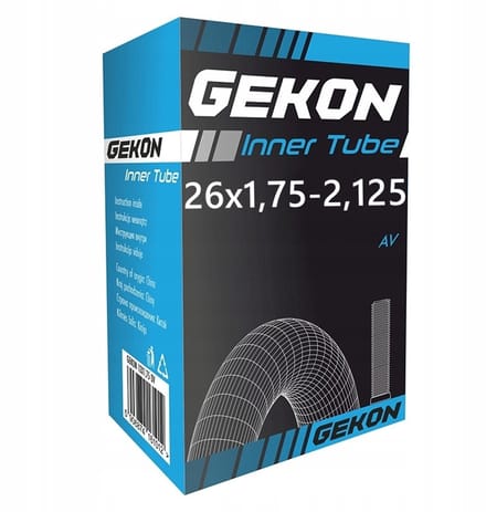 GEKON - Fiets Binnenband - 26x1,75/1,95/2.0/2.125 - AV Ventiel
