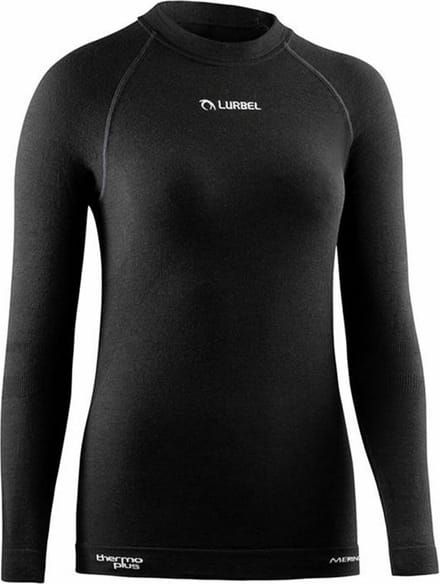 Women's long sleeve T-shirt Lurbel Merino Black