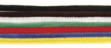 20x stuks Chenilledraad gekleurd 50 cm - Hobby buigdraad knutselen artikelen