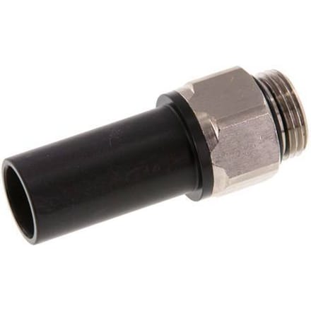 16mm x G3/8'' insteekfitting Messing/PA 66 Buitendraad NBR [2 Stuks]