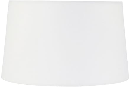 Witte linnen lampenkap K58942S Ø30cm met E27 support - Modern design - Mexlite Kappen
