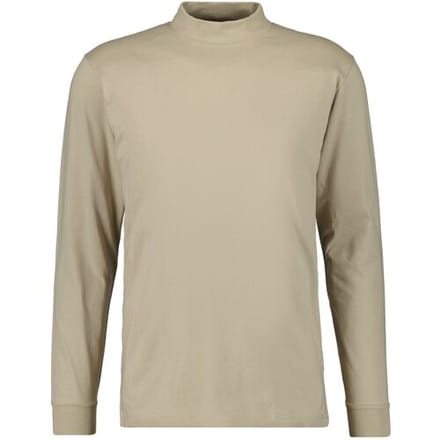 Ragman Long Sleeve Turtle T-Shirt Single Jersey Quality Beige Melange / male