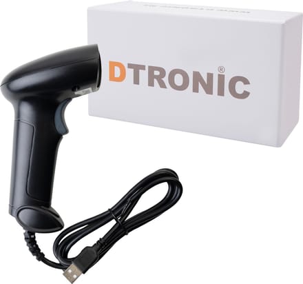 Universele Barcodescanner | DTRONIC DT3322 - Plug&Play - 70 graden sensor - Veelzijdig en Betaalbaar