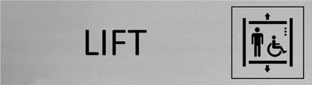 CombiCraft Aluminium deurbordje Lift 165x45mm - per stuk