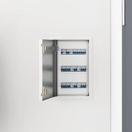 vidaXL - Access - Panel - Wit - 33 - x - 23 - x - 3 - cm - Staal