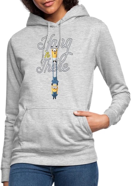 Minions Carl And Phil Hang In There Hoodie Dames