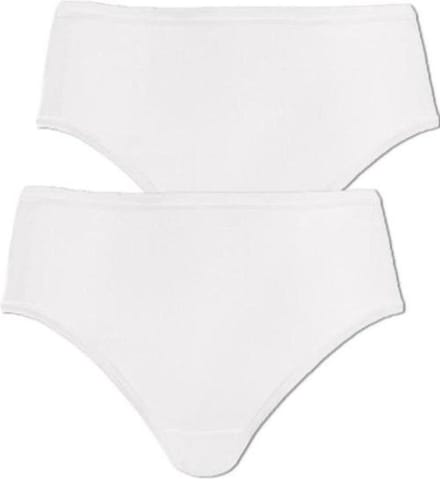 Cybèle dames 2 pack bio katoen slips maat 38 wit