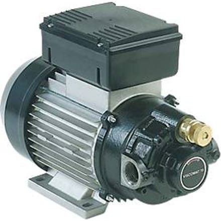 Elektrische pomp CEMO Viscomat 90, 400V, 2000 W, zelfaanzuigend, voor smeermiddelen, aansluiting aan beide zijden 1" IT