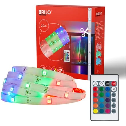 BRILONER RGB LED-strip (20m)
