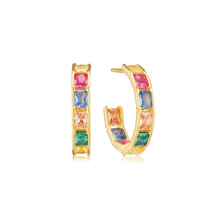 SIF JAKOBS JEWELLERY ROCCANOVA CIRCOLO EARRINGS SJ-E42272-XCZ-YG.