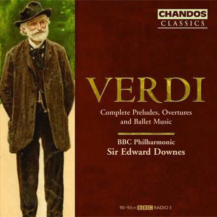 BBC Philharmonic, Sir Edward Downes - Verdi: Complete Preludes, Overtures And Ballet Music (4 CD)
