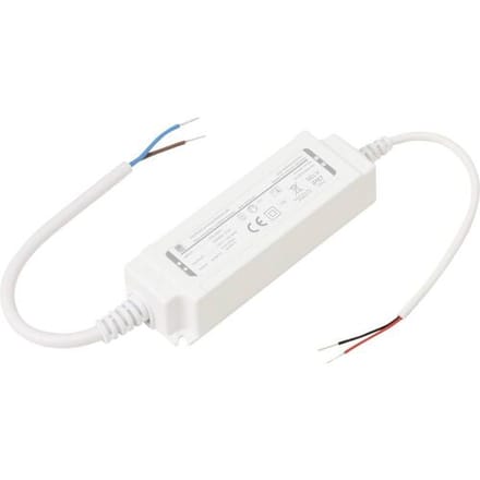 TRU COMPONENTS TC-YCL24-1202000 LED-transformator IP67 Constante spanning 24 W 2 A 12 V/DC 1 stuk(s)