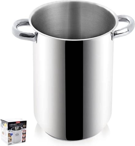 Asperge- en Pastapan Edelstaal 14 cm, 3,2 l - Pasta Pan - Pastakoker - Aspergepan
