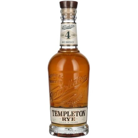 Templeton Rogge Whiskey Templeton Rye 4 Years Old Straight Whiskey 40% Vol. 0,7l