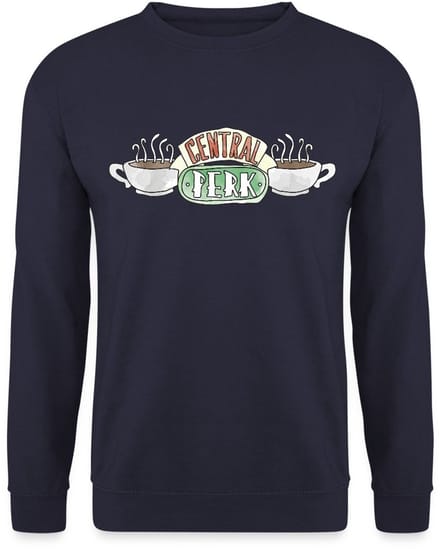 Friends Central Perk Logo Sketch Sweater Heren