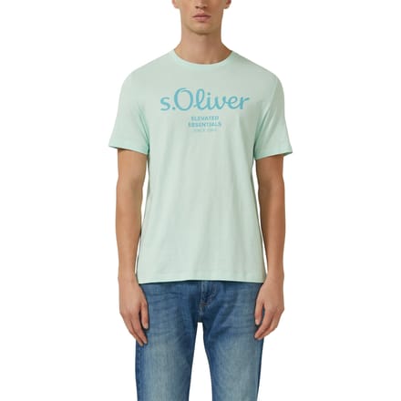Regular fit T-shirt van puur katoen