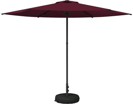 vidaXL - Tuinparasol - met - voet - Rechthoekig - 3 - x - 3 - m - Polyester