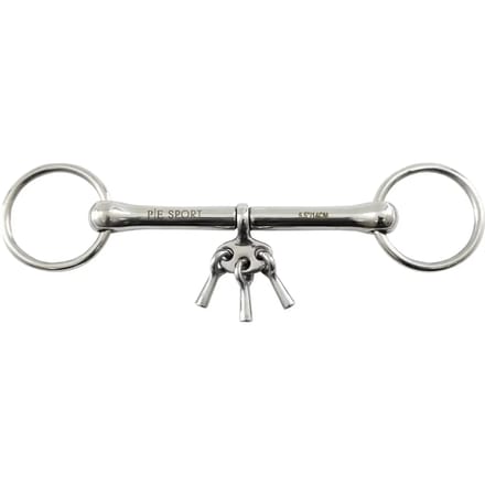 2-rings paardenbit met sleutels Premier Equine