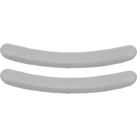 2 stuks Vervangende Hoofdbandkussen voor Koptelefoon Eiwitleer Memory Foam Hoofdbandkussen voor Barracuda grijze kleur