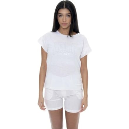 T-shirt Leone 1947 Woman Short Sleeves Fancy Stripes