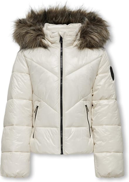 ONLY KOGFEVER SHORT PUFFER OTW Meisjes Jas - Maat 146