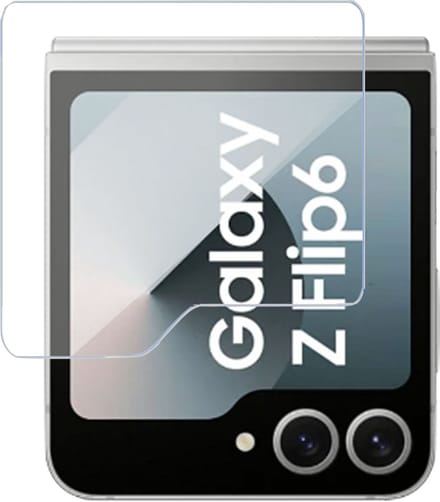 Geschikt voor Samsung Galaxy Z Flip 6 / Flip 7 FE - Screenprotector - Beschermglas - GuardCover