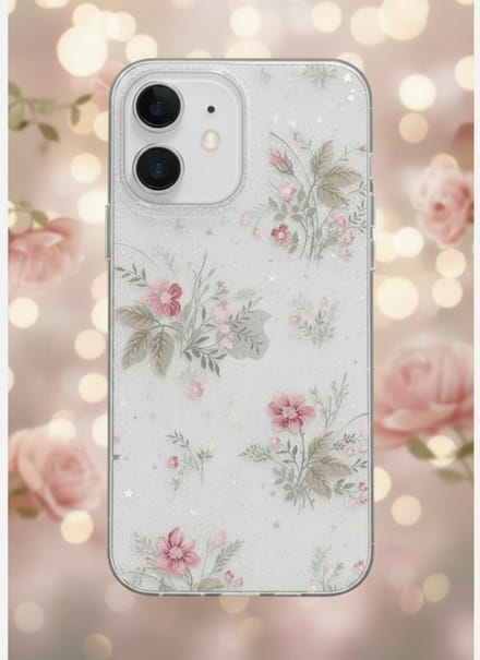 Iphonehoesje, telefoonhoesje voor Iphone 14 met rozen, roosjes, roos
