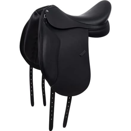 Dressuurzadel voor paard met lange kniewanders Equestro