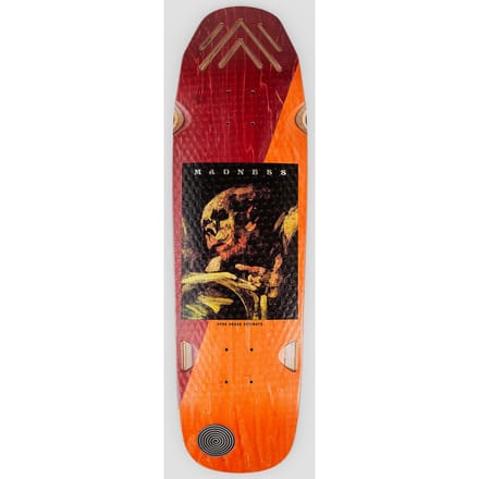 Madness Skateboards Wrath R7 9.0" Skateboard Deck oranje