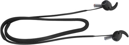 kwmobile Strap Compatible with Samsung Galaxy Buds 3 Pro - Silicone Cord Holder for Wireless Earphones - Black