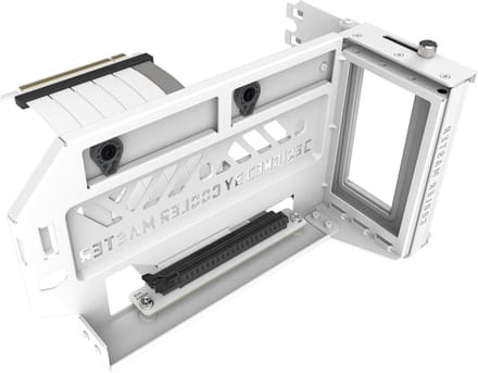 Grafische Kaart Houder - Verticale Kit - PC Componenten Tonen - Toolless Verstelbaar - ATX mATX Compatibel - Wit