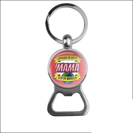 Bieropener Glas - Officieel De Beste Mama Van De Wereld