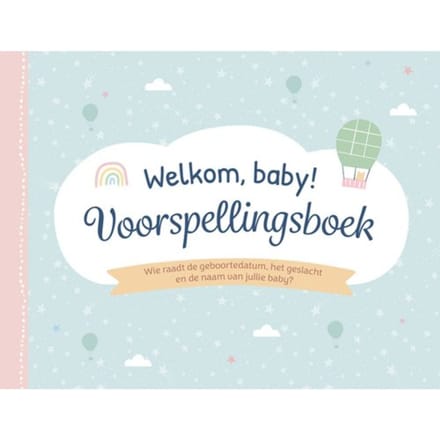 Deltas Welkom baby voorspellingsboek.