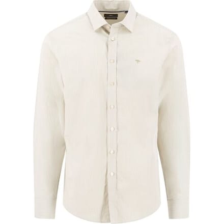 Fynch-Hatton Overhemd Essential Fine Stripe Kent Collar Pistache / male