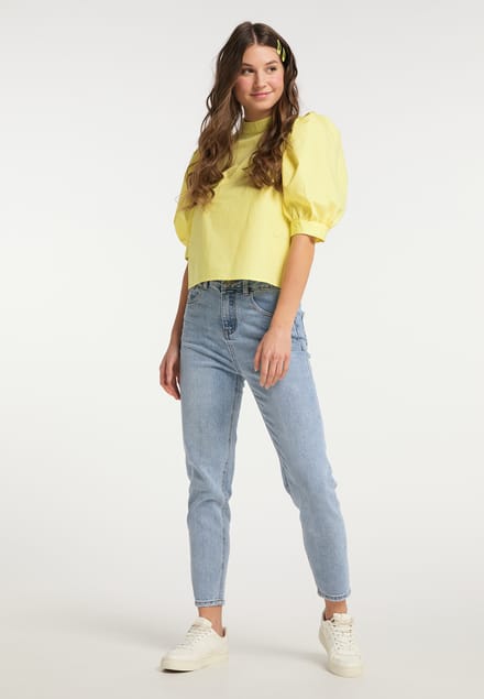 Mymo Overhemd blouse Dames Citroen