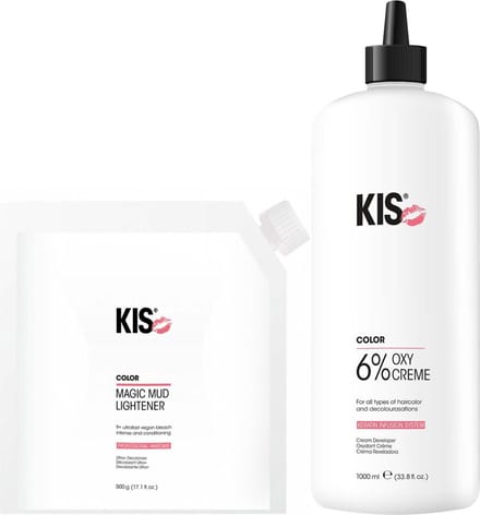 KIS Magic Mud Lightener 500gr + OxyCream 6% 1000ml
