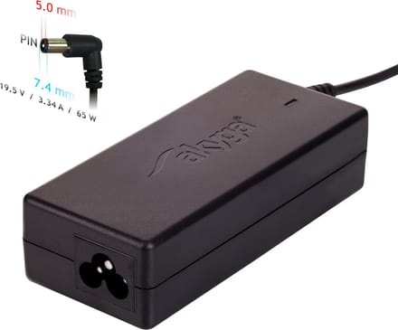 Akyga AK-ND-05 Serie - Notebook Netadapter - 19,5V/3,34A - 65W - 7,4x5,0mm + pin