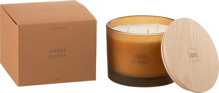 J-Line geurkaars Accords Essentiels - Ambre Intime - oker - 28U