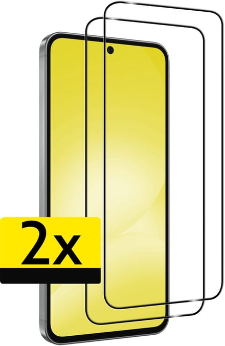 Screenprotector - Geschikt voor Samsung Galaxy A56 - 2 Stuks - Full Cover - Beschermglas - Gehard Glas - Tempered Glass - Screen Protector