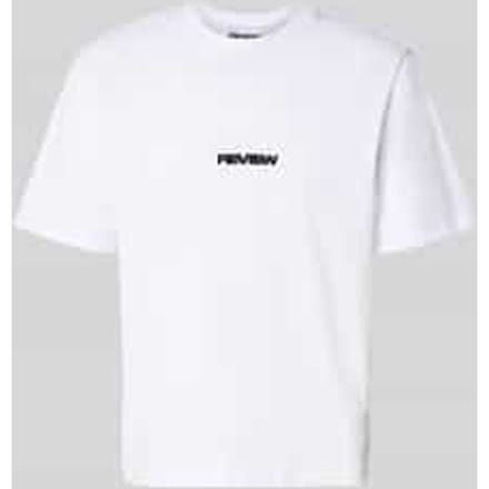 T-shirt met logo en ronde hals