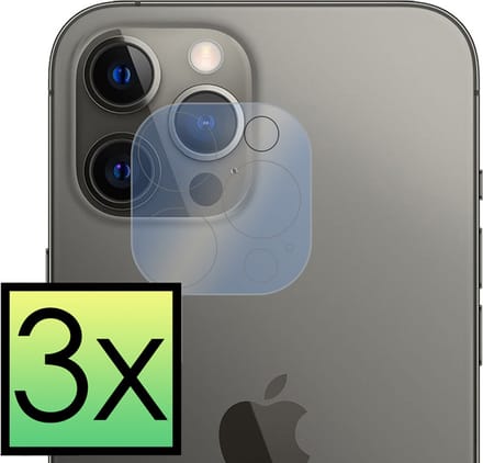 Camera Lens Protector - 3 Stuks - Geschikt voor Apple iPhone 11 Pro Max - Camera Screenprotector - Beschermglas - Gehard Glas - Tempered Glass - Screen Protector