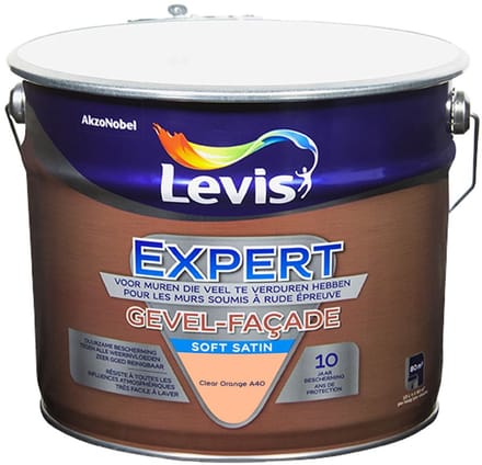 Levis - Expert Gevel Mix - Clear Orange A40 - Mengverf - 10 L