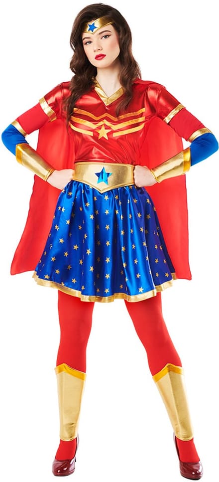 Boland - Kostuum Superheldin Star (XL) - Volwassenen - Superheld - Superwoman